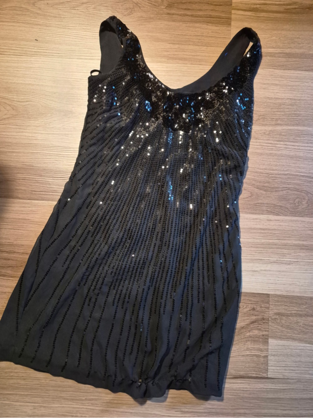 Black Sequin Evening Dress White House black market